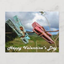 Happy Valentine's Day Postcard Feiertagspostkarte