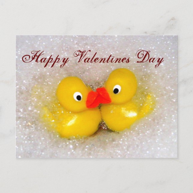 Happy Valentines Day_Postcard Feiertagspostkarte (Vorderseite)