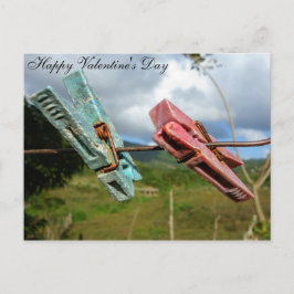 Happy Valentine's Day Postcard Feiertagspostkarte