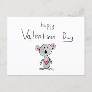 Happy Valentines Day Postcard  Postkarte