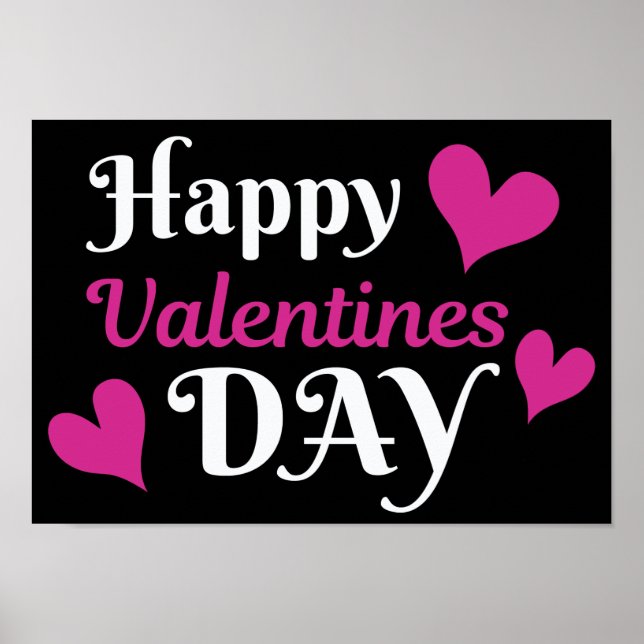 Happy valentines day poster (Vorne)