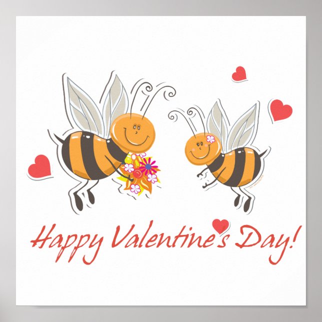 Happy Valentines Day Poster (Vorne)