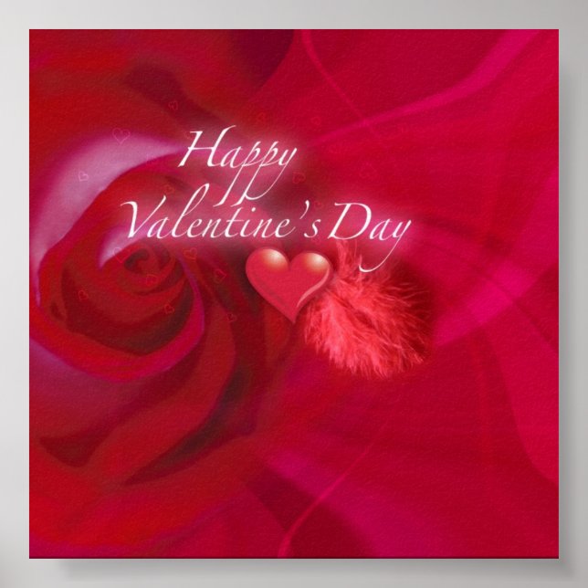 Happy Valentines Day Poster (Vorne)