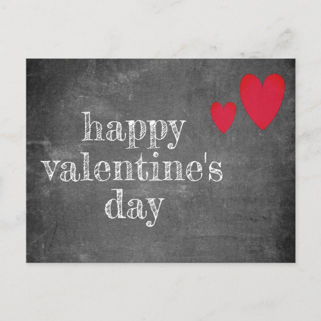 Happy Valentine's Day | Postkarte (Vorderseite)