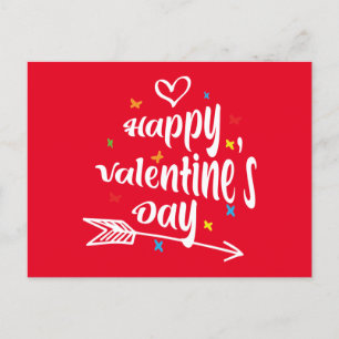 Happy Valentine's Day Postkarte