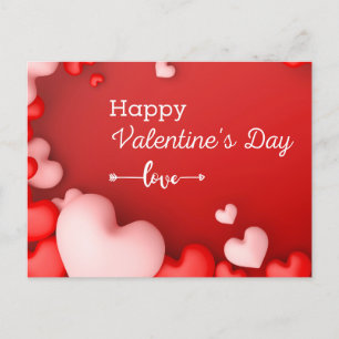 Happy Valentine's Day Postkarte