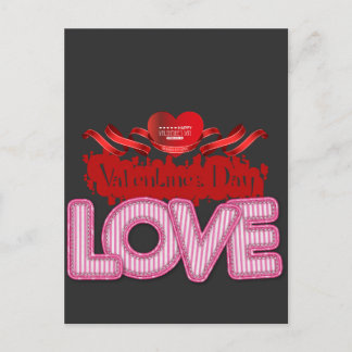 Happy Valentines Day Postkarte