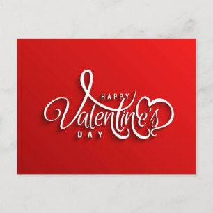 Happy Valentine's Day Postkarte