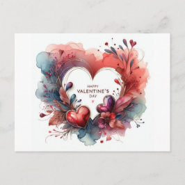 Happy Valentines Day Postkarte