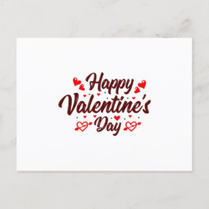 Happy Valentine's Day Postkarte