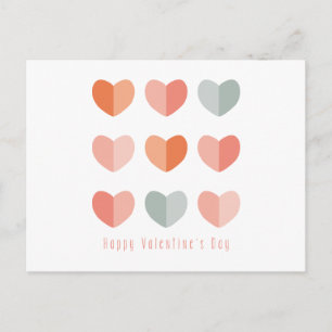 Happy Valentines Day Postkarte