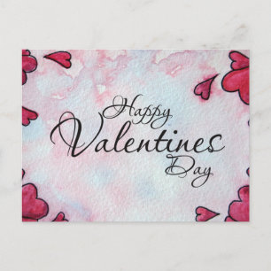 Happy Valentines Day Postkarte