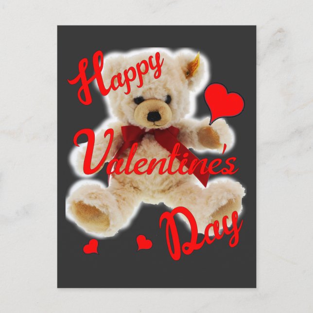 Happy Valentine's Day Postkarte (Vorderseite)
