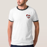 Happy Valentine's Day Red Heart Design T-Shirt<br><div class="desc">Super saying,  slogan or quote "Happy Valentine's Day",  ideal as a gift for lovers,  sweethearts or beloved,  suitable for Valentine's Day (February 14),  bachelor party,  honeymoon or anniversary.</div>