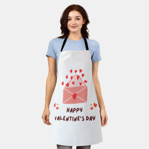 Happy Valentine's Day - Red Hearts Liebe Images Schürze