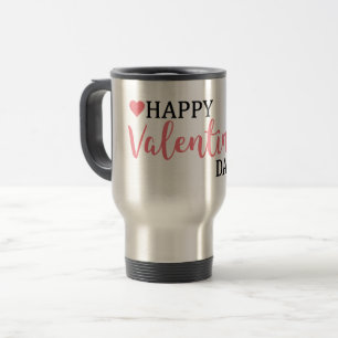 Happy Valentine's Day Reise Mug Reisebecher