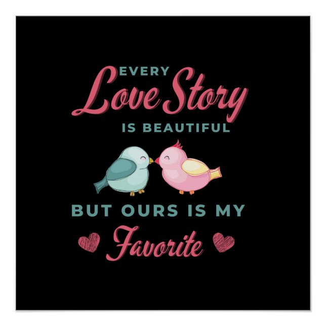 Happy Valentine's Day - Romance Couple Funny Poster (Vorderseite)