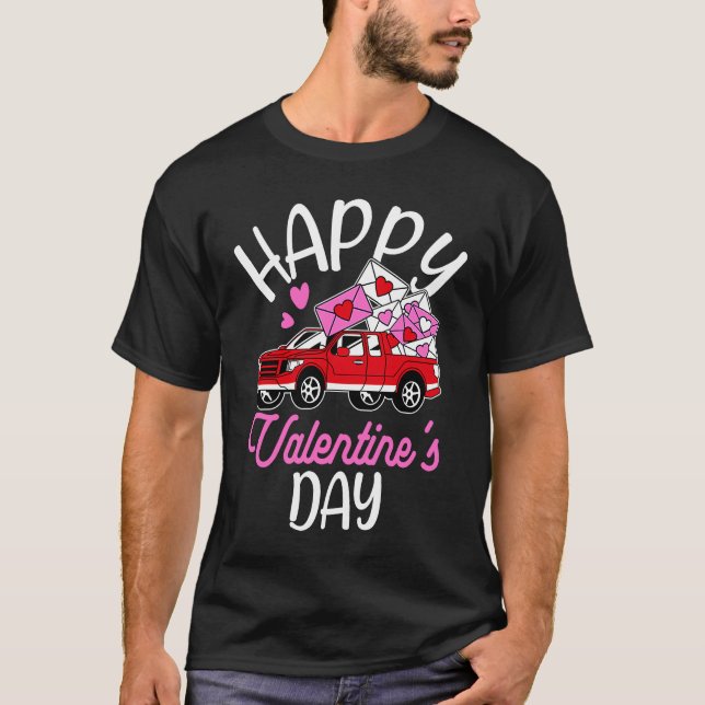 Happy Valentine's Day Roses Date Night Flowers Lov T-Shirt (Vorderseite)