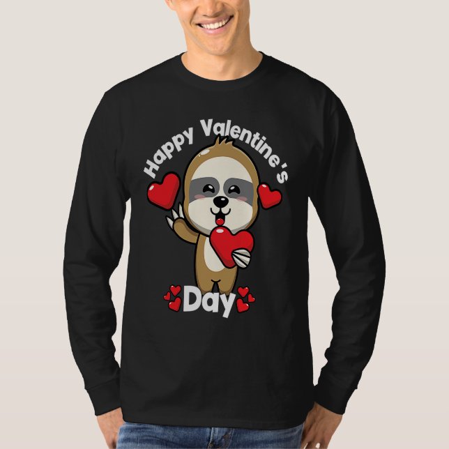 Happy Valentine's Day Roses Date Night Flowers Lov T-Shirt (Vorderseite)
