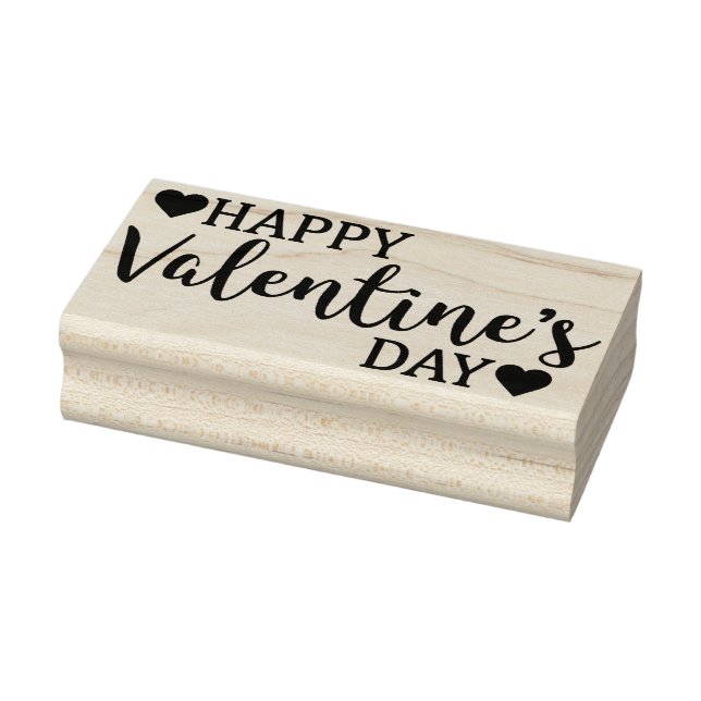 Happy Valentine's Day Rubber Briefmarke Gummistempel (Stempel)