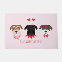 Happy Valentines Day Schnauzer Hunde