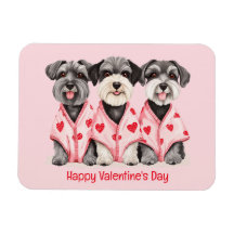 Happy Valentines Day Schnauzer Hunde
