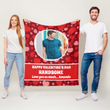 Happy Valentine's Day Schönes Personalisiertes Fot