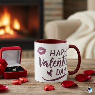 Happy Valentine's Day Special Elegantes Geschenk Tasse