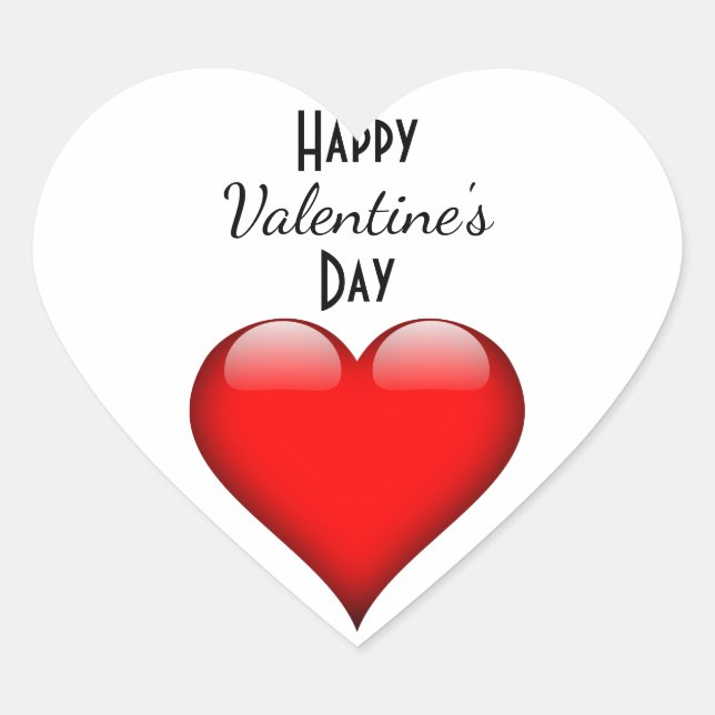 Happy Valentine's Day Stickers (Vorderseite)