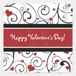 Happy Valentine's Day Stickers Hört und Wirbel