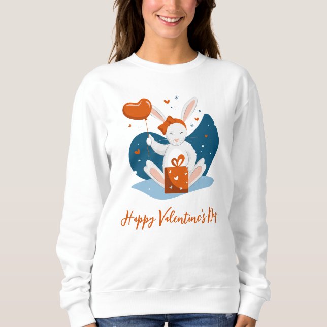 Happy Valentine's Day Sweatshirt (Vorderseite)