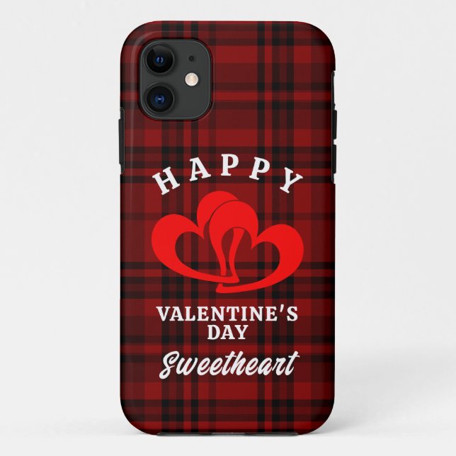 HAPPY VALENTINE'S DAY SWEETHEART Case-Mate iPhone HÜLLE (Rückseite)