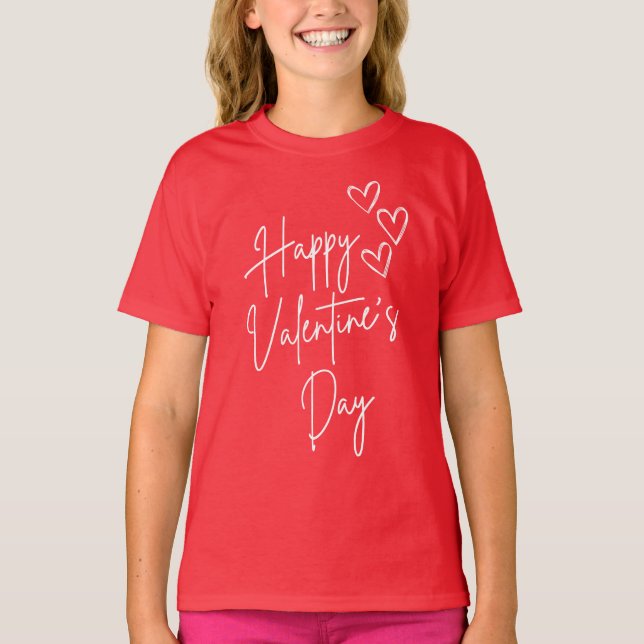 Happy Valentine's Day T-Shirt (Vorderseite)