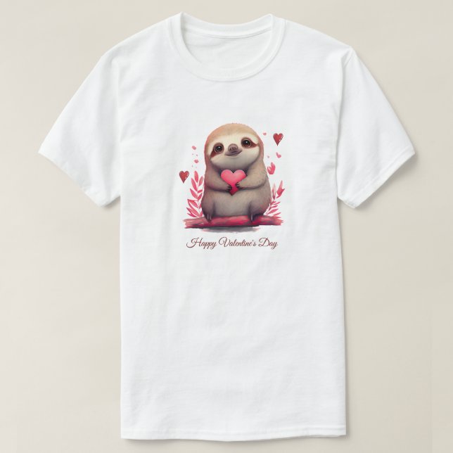 Happy Valentine's Day T - Shirt (Design vorne)