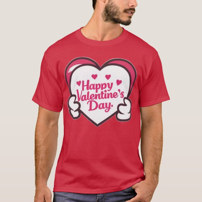 Happy Valentine's Day T-Shirt (Vorderseite)