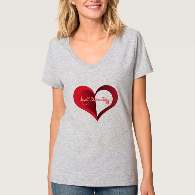 Happy Valentine's Day T-Shirt (Vorderseite)