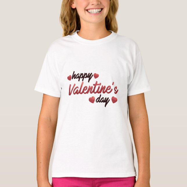 Happy Valentine's Day T-Shirt (Vorderseite)