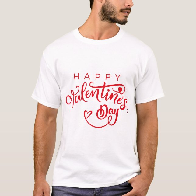 Happy Valentine's Day T-Shirt (Vorderseite)