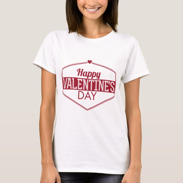 Happy Valentine's Day T-Shirt (Vorderseite)