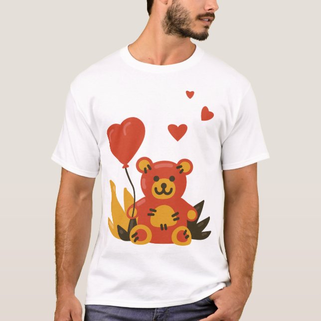 Happy Valentine's Day T-Shirt (Vorderseite)