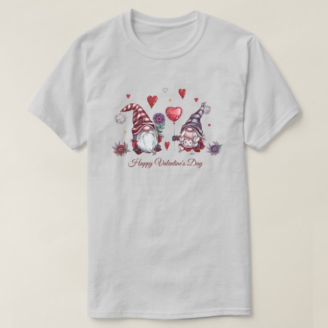 Happy Valentine's Day T - Shirt (Design vorne)