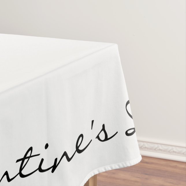 Happy Valentine's Day Tablecloth Tischdecke (Beispiel)