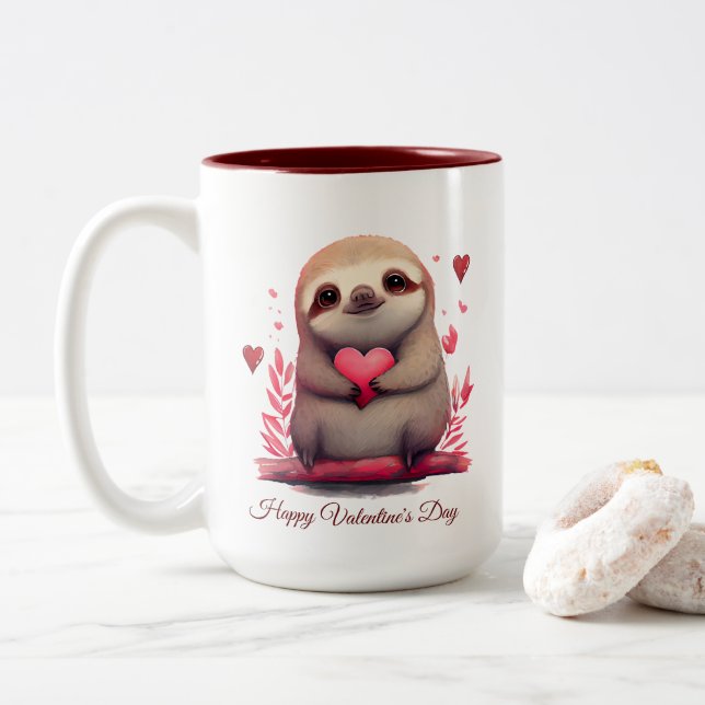 Happy Valentine's Day Tasse (Mit Donut)