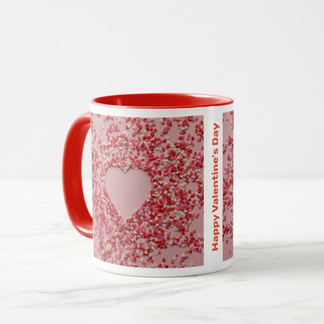 Happy Valentines Day Tasse (Vorderseite Links)