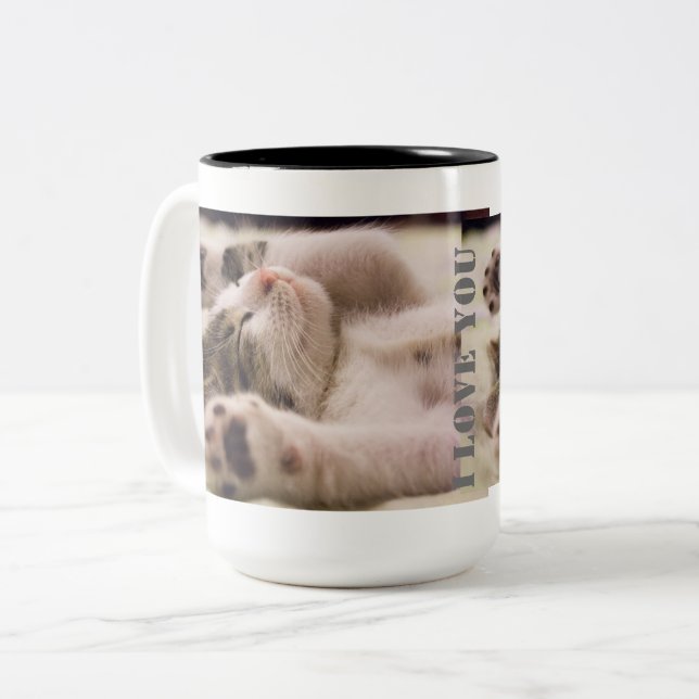 Happy Valentine's Day Tasse (Vorderseite Links)