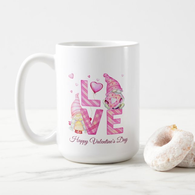 Happy Valentine's Day Tasse (Mit Donut)