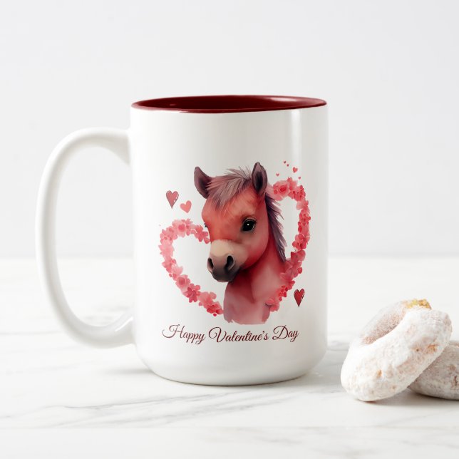 Happy Valentine's Day Tasse (Mit Donut)