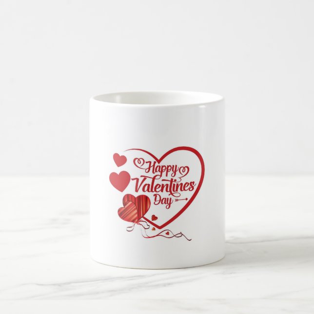 Happy Valentine's Day Tasse & Cups - Geschenk Love (Mittel)