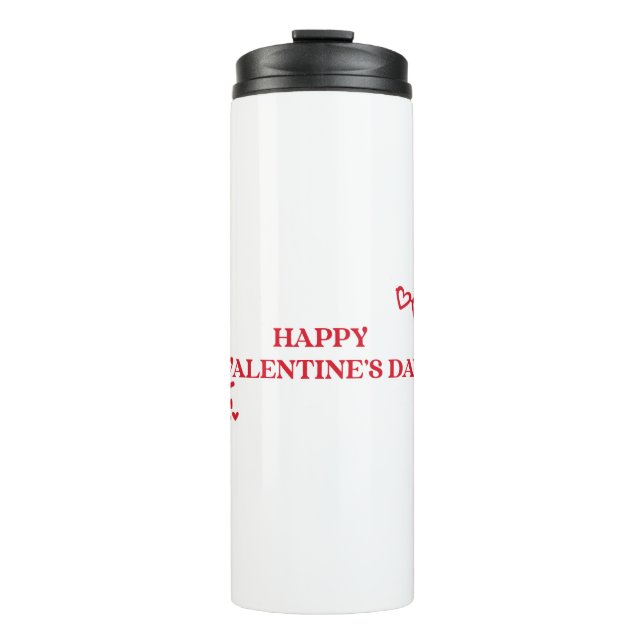 Happy Valentines Day Thermosbecher (Vorderseite)