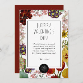 Happy Valentines Day to My Tante Feiertagskarte